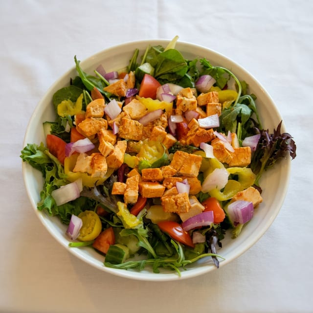# 40 Spicy Buffalo Chicken Gorgonzola Salad.