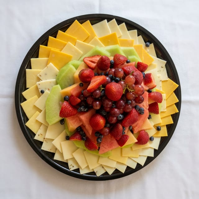 Fruit & Cheese Tray.