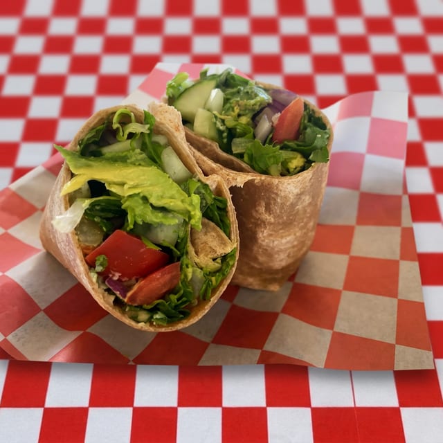 #32 Hummus Avocado Wrap.